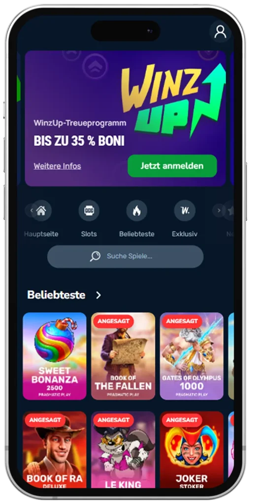 Mobile App für Winz IO